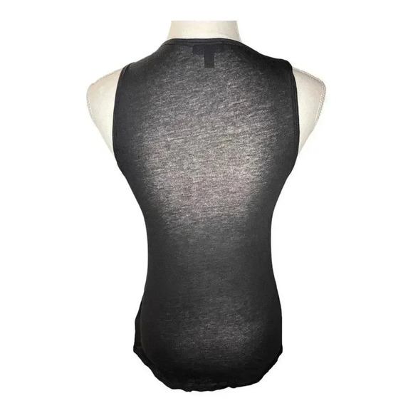 EXPRESS Women’s XS Black & Red Aztec Print Studded Sleeveless Top - Picture 3 of 4